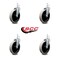 Service Caster 5 Inch Thermoplastic Wheel 7/8 Inch Grip Ring Stem Caster SCC, 4PK SCC-GR05S510-TPRS-71678-4 - alternate 2